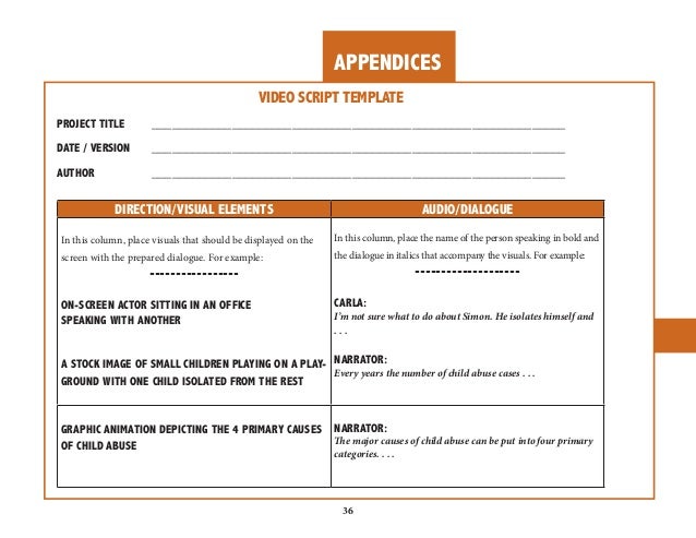 visual storytelling guide a guide to the video production process video script template