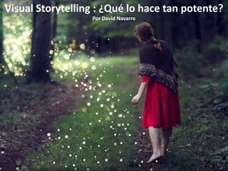 Visual Storytelling : ¿Qué lo hace tan potente?
Por David Navarro
 