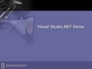 Visual Studio.NET Demo 