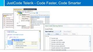 JustCode Telerik - Code Faster, Code Smarter
 
