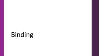 Binding
 