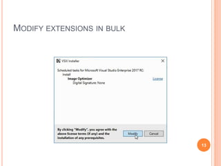 MODIFY EXTENSIONS IN BULK
13
 