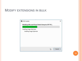 MODIFY EXTENSIONS IN BULK
15
 