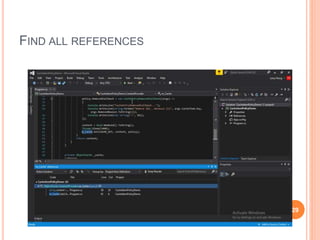 FIND ALL REFERENCES
29
 