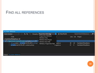 FIND ALL REFERENCES
33
 