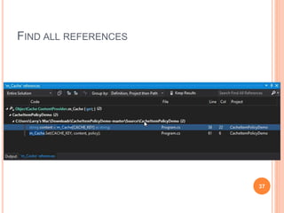 FIND ALL REFERENCES
37
 