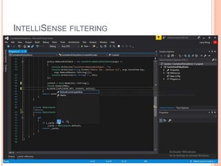 INTELLISENSE FILTERING
49
 