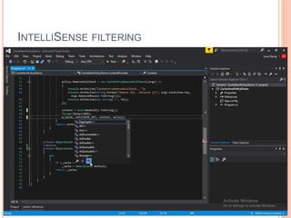 INTELLISENSE FILTERING
51
 