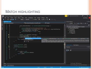 MATCH HIGHLIGHTING
53
 