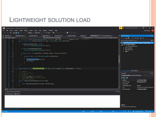 LIGHTWEIGHT SOLUTION LOAD
7
 