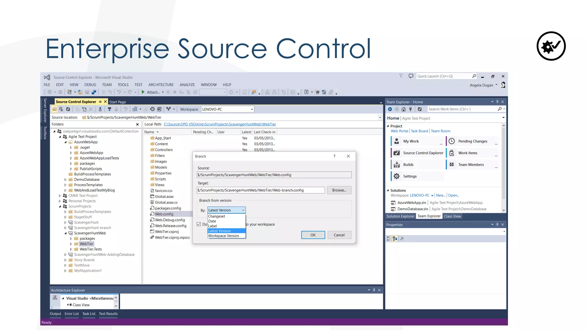 Enterprise Source Control
 
