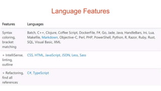Language Features
 