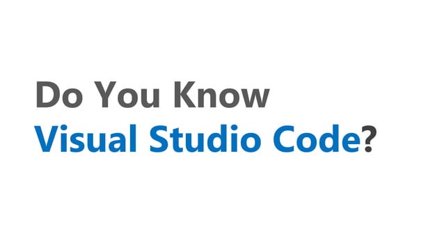 Visual Studio Code vs. Sublime Text | PPT