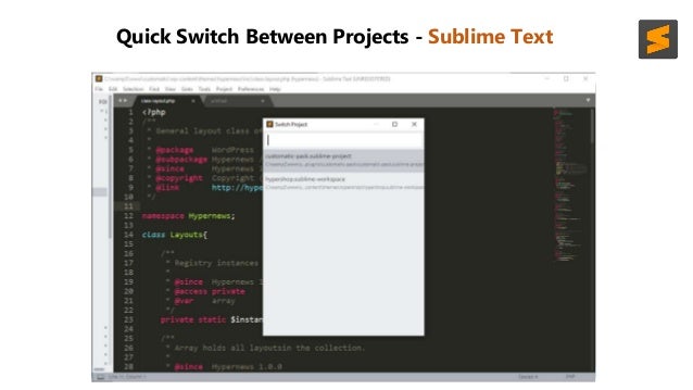 sublime text or visual studio code