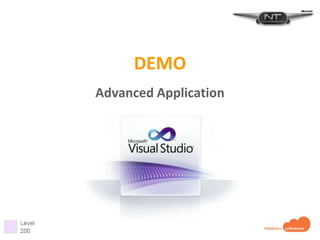 DEMO
Advanced Application
 
