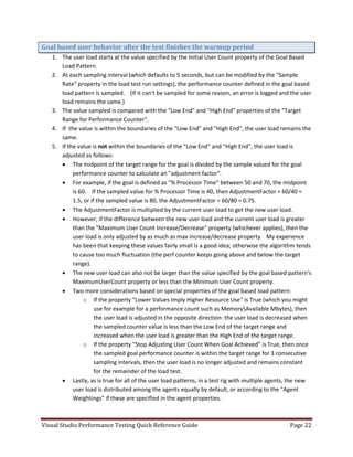 Visual studio performance testing quick reference guide 3 6 | PDF