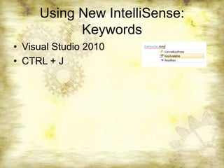 Visual studio tips and tricks | PPTX