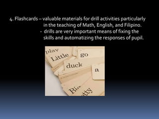 Values derived from the strip drawings

       1. Increases interest in the subject
       2. individualizes and personalizes instruction for certain
          types of pupils.
       3. Serves as a valuable practice in reading
       4. Widens reading interest.
       5. To summarize a unit.
       6. To arouse emotions.
 
