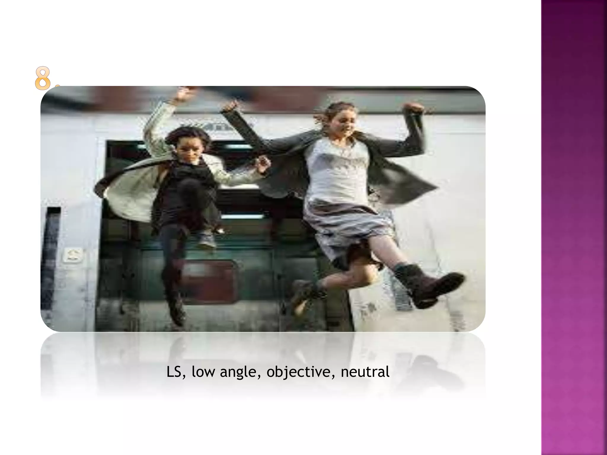 LS, low angle, objective, neutral