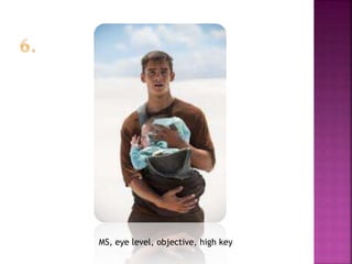 MS, eye level, objective, high key