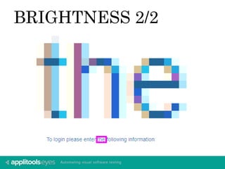 BRIGHTNESS 2/2 
 