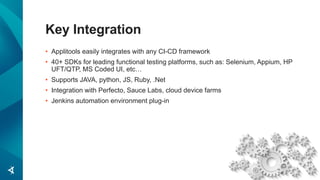 Automated Visual Testing at Scale : Real-life Example from Dow Jones | PDF