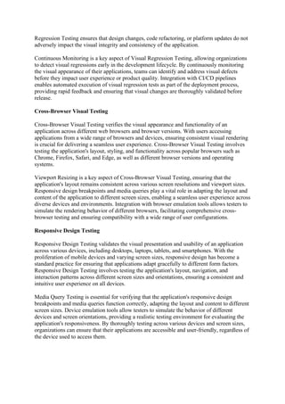 Mastering Visual Testing: A Comprehensive Guide | PDF
