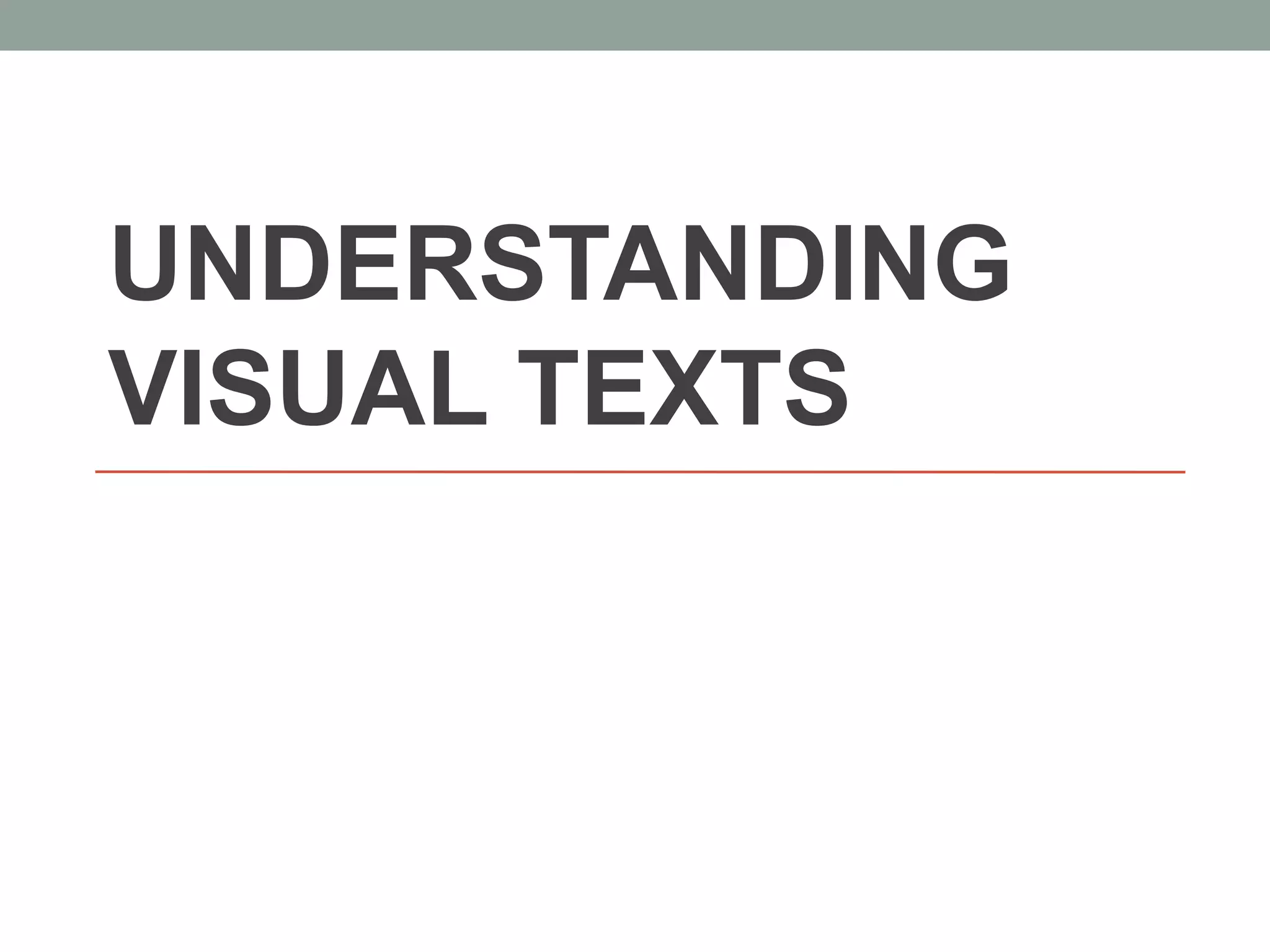 Visual text comprehension | PPT