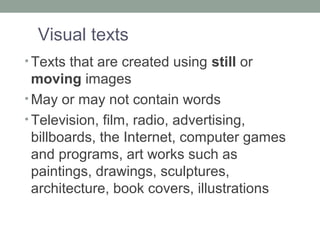 Visual text comprehension | PPT
