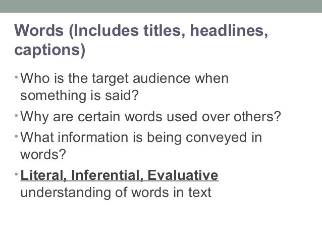 visual text