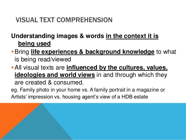 visual text
