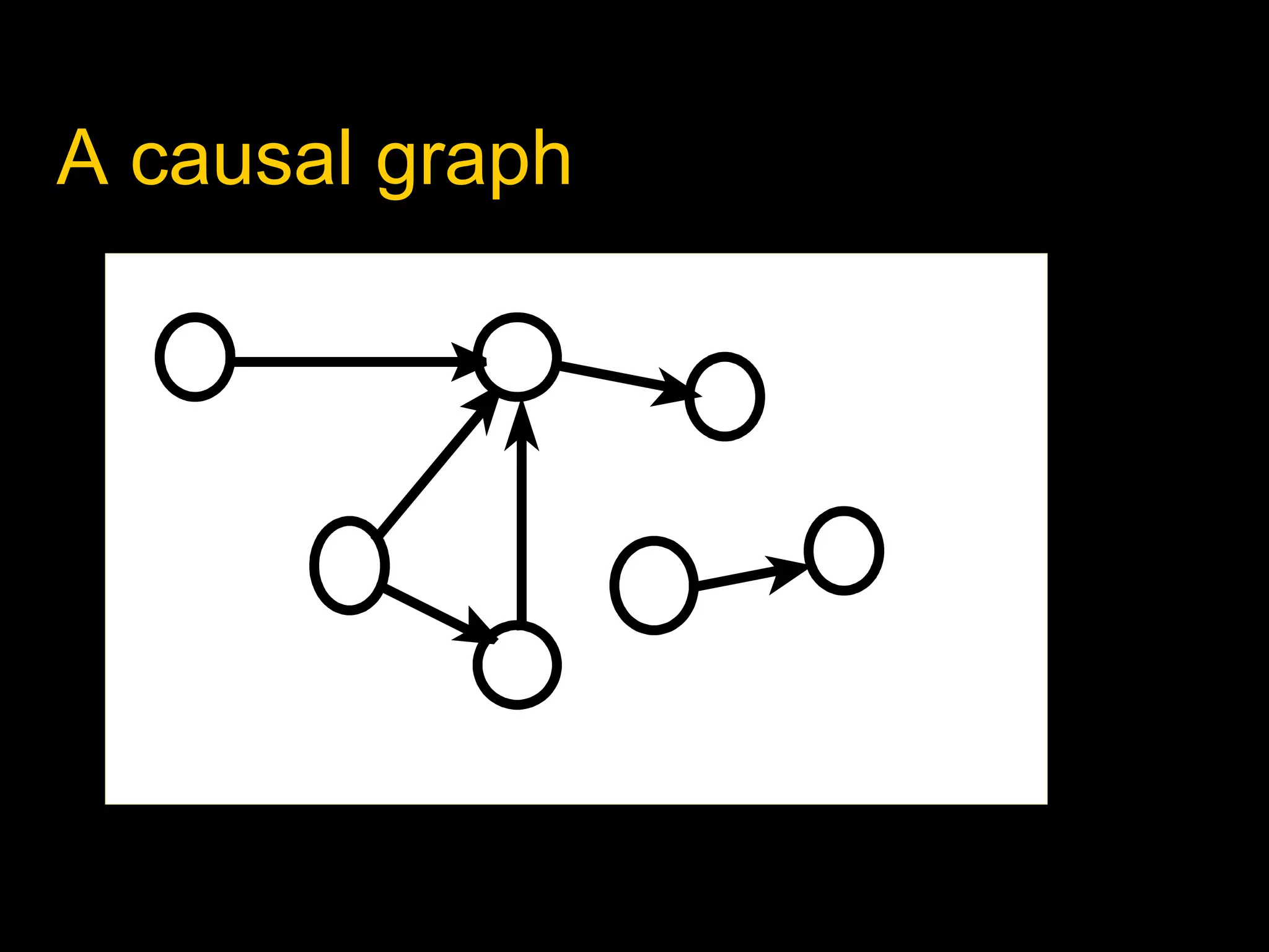 A causal graph

 