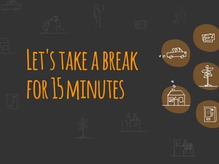 Let'stakeabreak
for15minutes
 