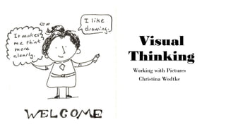 Visual
Thinking
Working with Pictures
Christina Wodtke
 
