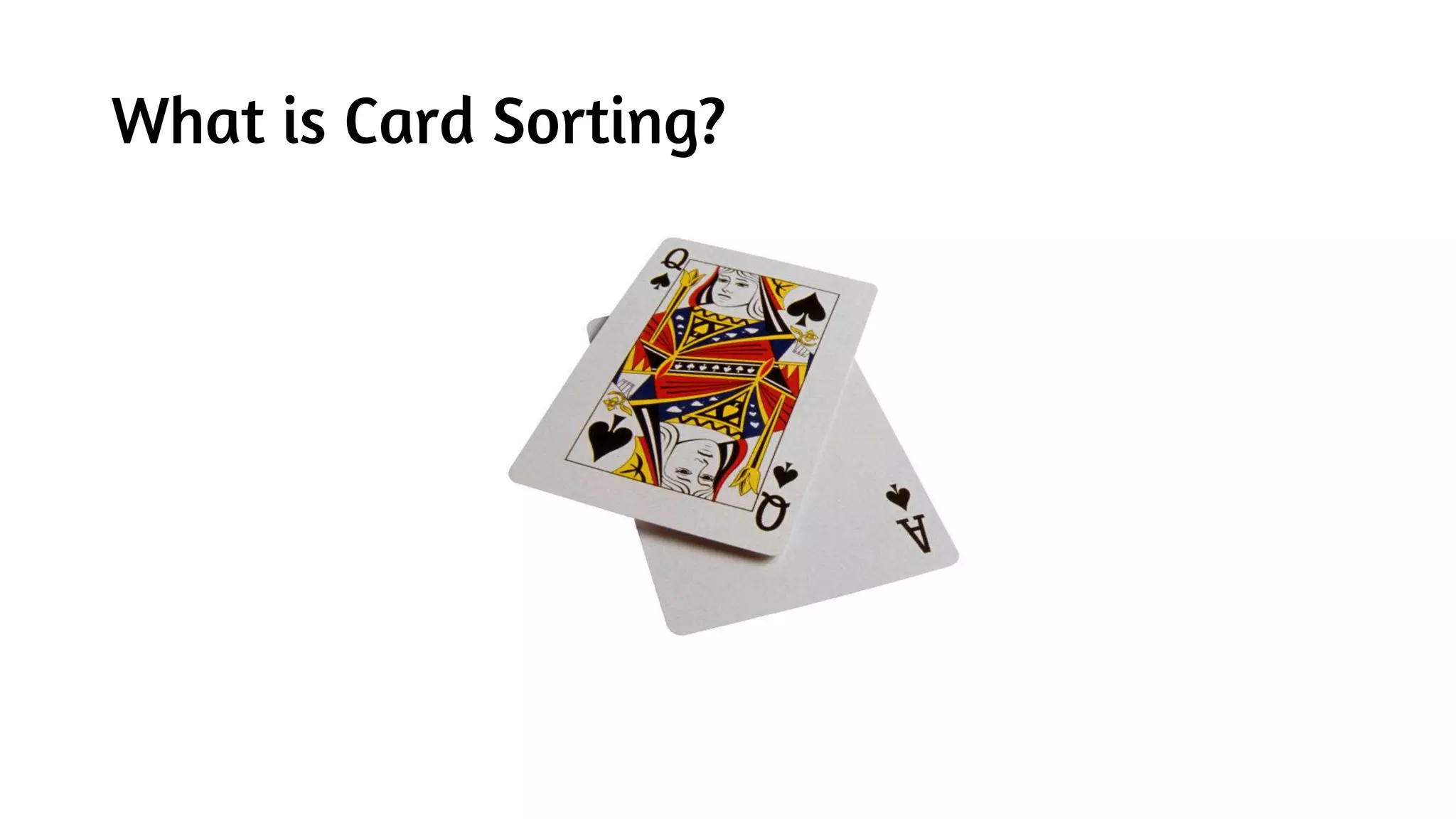 What is Card Sorting?
 