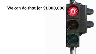 We can do that for $1,000,000
 
