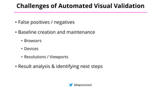 Validate Visual Visual Validation - The missing tip of the automation pyramid ...
