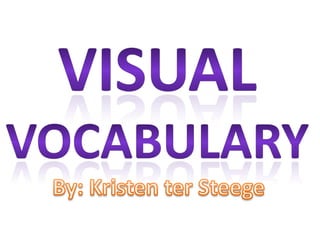 Visualvocabulary By: Kristen terSteege 
