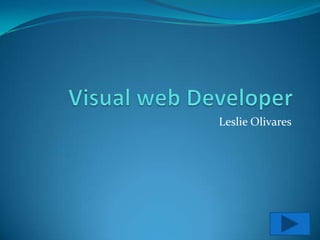 Visual web Developer Leslie Olivares  