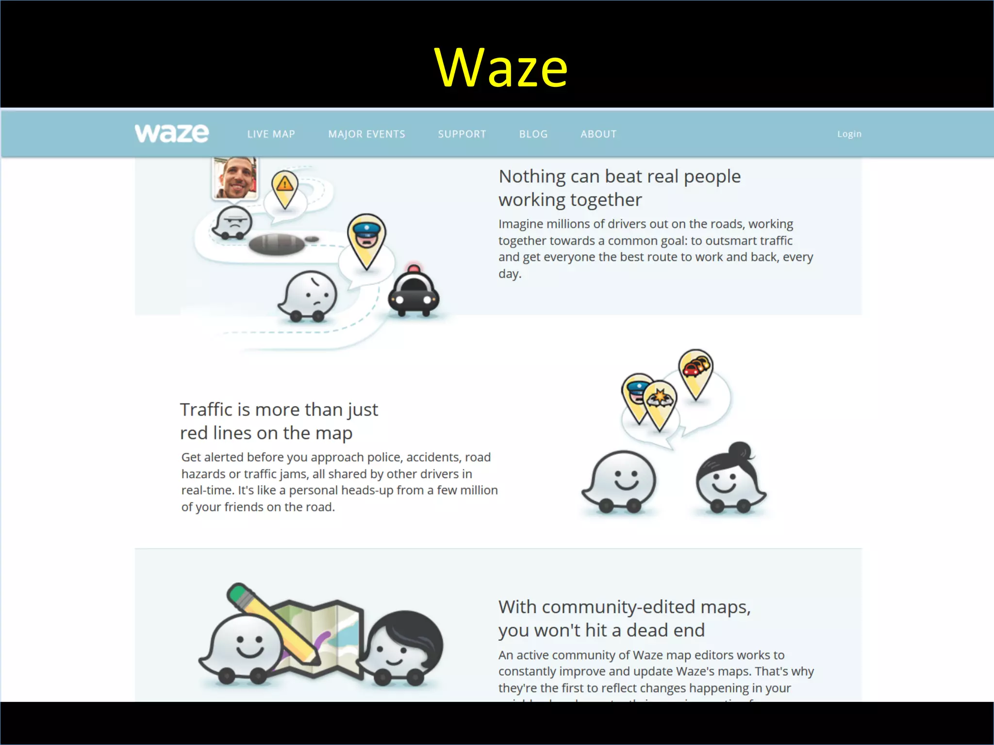Waze	
  
 