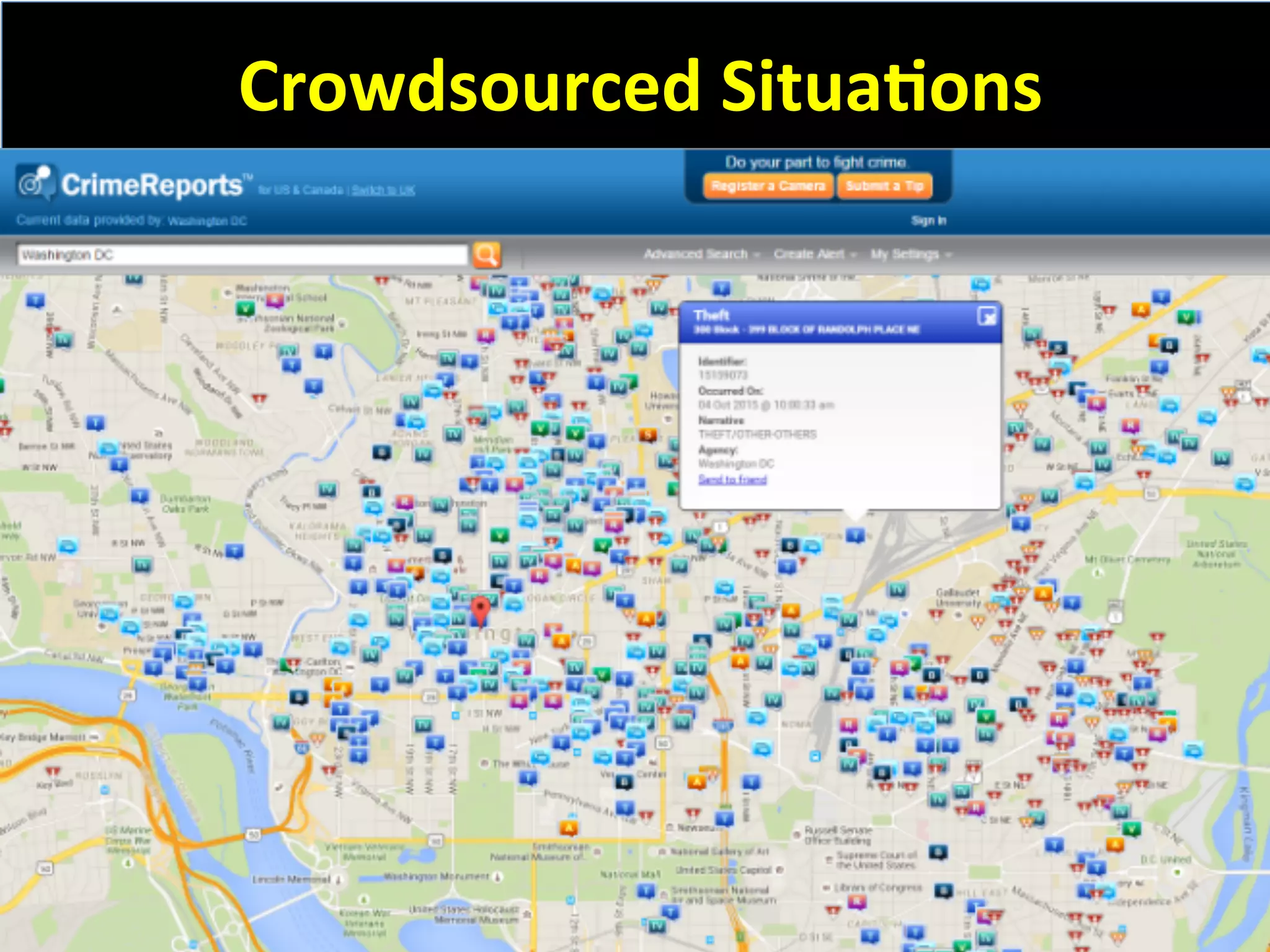 Crowdsourced	
  SituaFons	
  
 