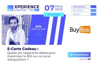ECN Xperience WINTER : Le Programme