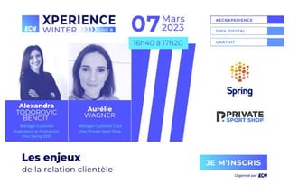 ECN Xperience WINTER : Le Programme
