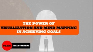 THE POWER OF
VISUALIZATION AND MIND MAPPING
IN ACHIEVING GOALS
FIRE STARTERS
TEAM
 