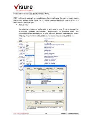 Visure Solutions Sytems Engineering The Requirements Solution | PDF