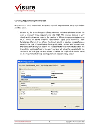 Visure Solutions Sytems Engineering The Requirements Solution | PDF