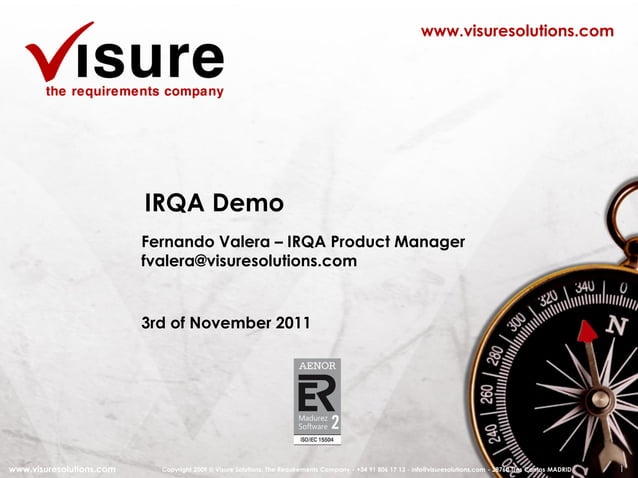 Visure Solutions Requirements Definition and Management | PDF ...