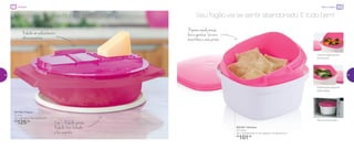 Micro-ondas
Seu fogão vai se sentir abandonado. E tudo bem!Queijo ralado na hora é outro papo
800387 | Múltipla
2,5 Litros
23,1 comprimento X 23,1 largura X 14 altura (cm)
R$
101,00
Prepara aquela massa
leve e gostosa. Só cinco
minutinhos e está pronta
4 em 1: Ralador grosso,
Ralador fino, Fatiador
e faz papinha
Cozinha legumes em
10 minutos
Perfeita para escorrer
toda a água
Vai ao micro-ondas
801766 | Prática
2 Litros
29,1 diâmetro X 8,2 altura (cm)
R$
125,00
Ralador em policarbonato,
ultrarresistente
Preparar
44 45
 