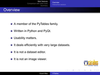 Py Table ViTables: Browsing HDF5 Data with PyTables | PDF