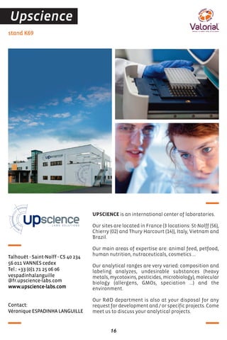 Upscience Breton companies at Vitafoods 2018 | PDF